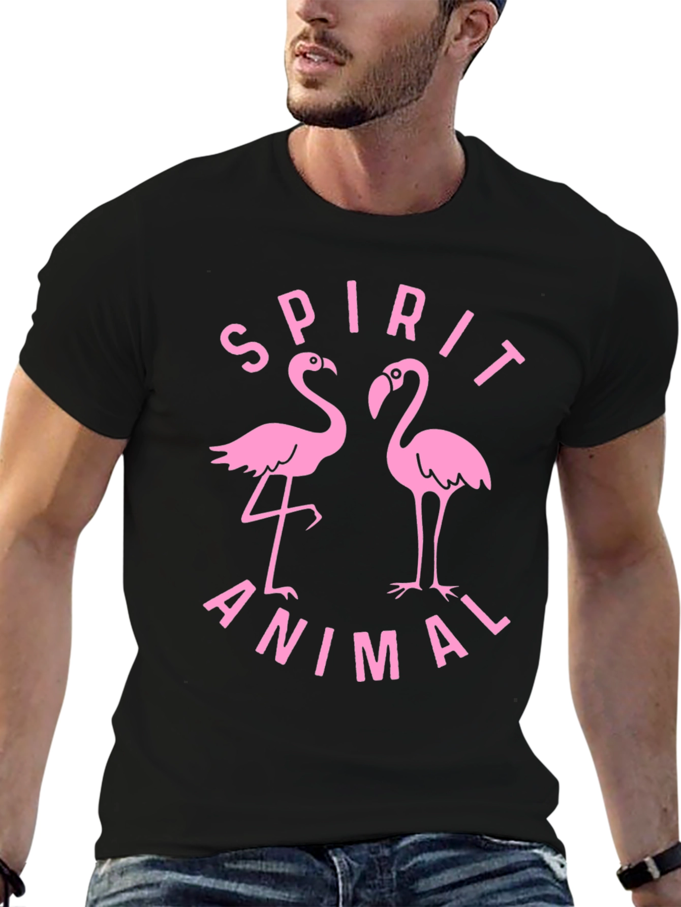 Spirit Animal Flamingo Graphic Tee