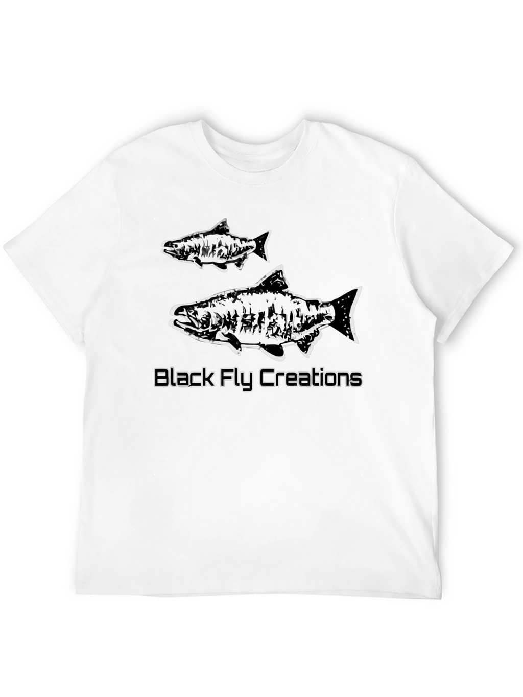Black Fly Creations Graphic Tee - Fishing Design