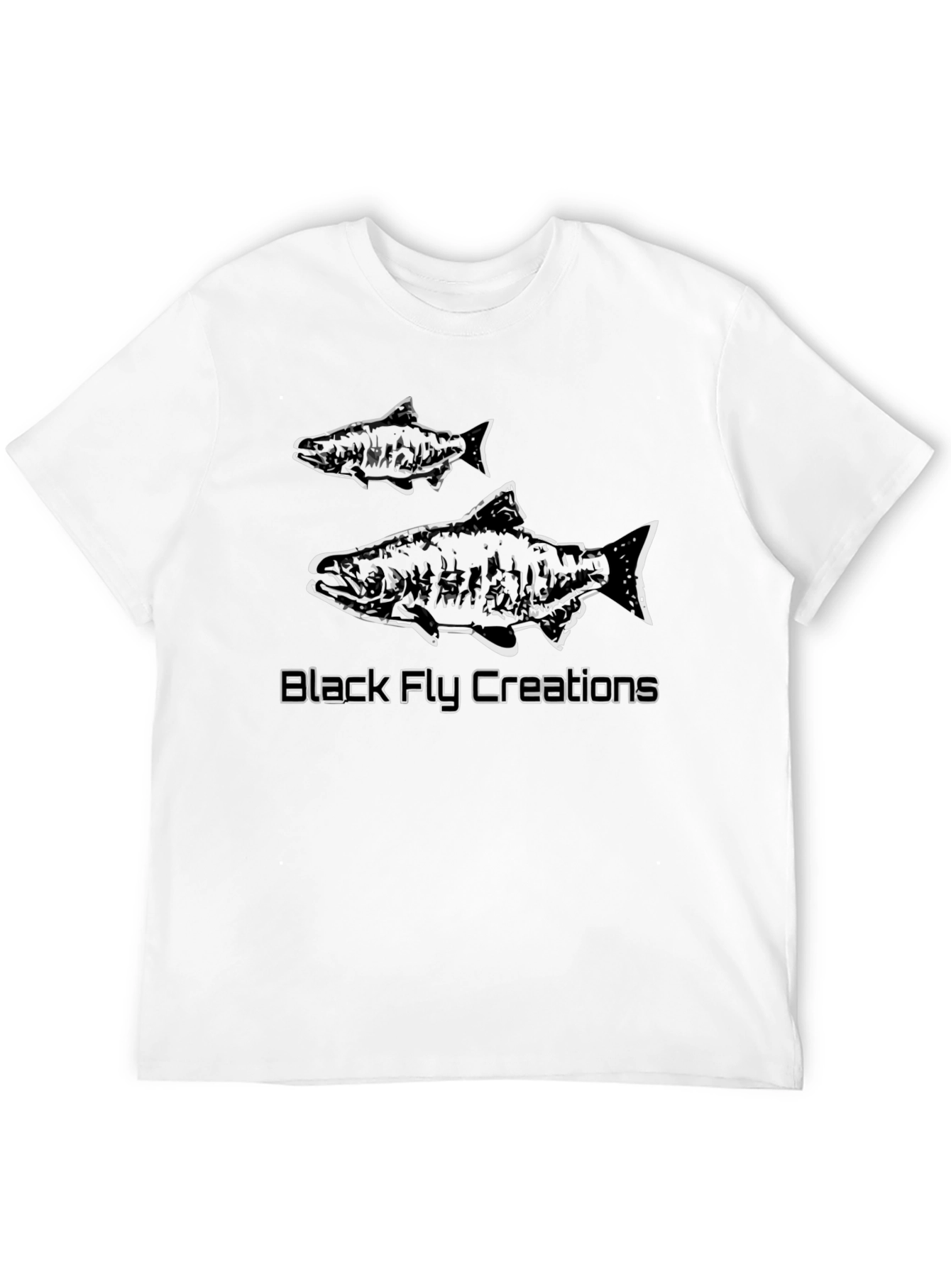 Black Fly Creations Graphic Tee - Fishing Design