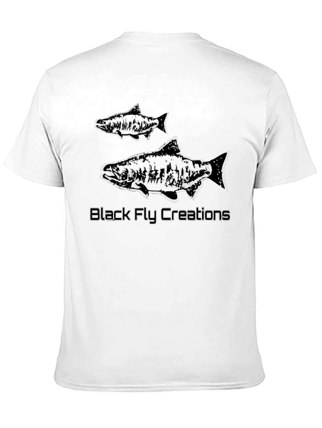 Black Fly Creations Graphic Tee - Fishing Design
