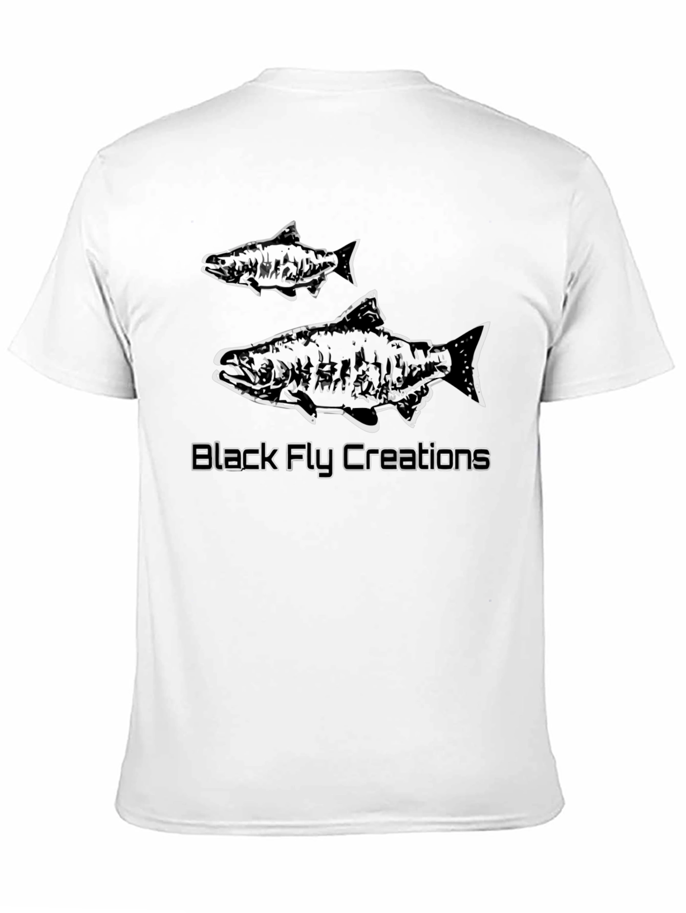 Black Fly Creations Graphic Tee - Fishing Design