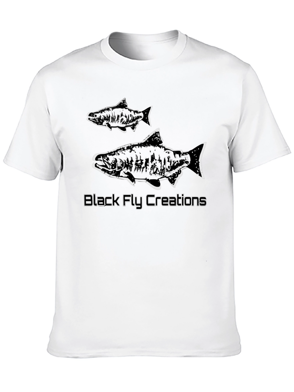 Black Fly Creations Graphic Tee - Fishing Design
