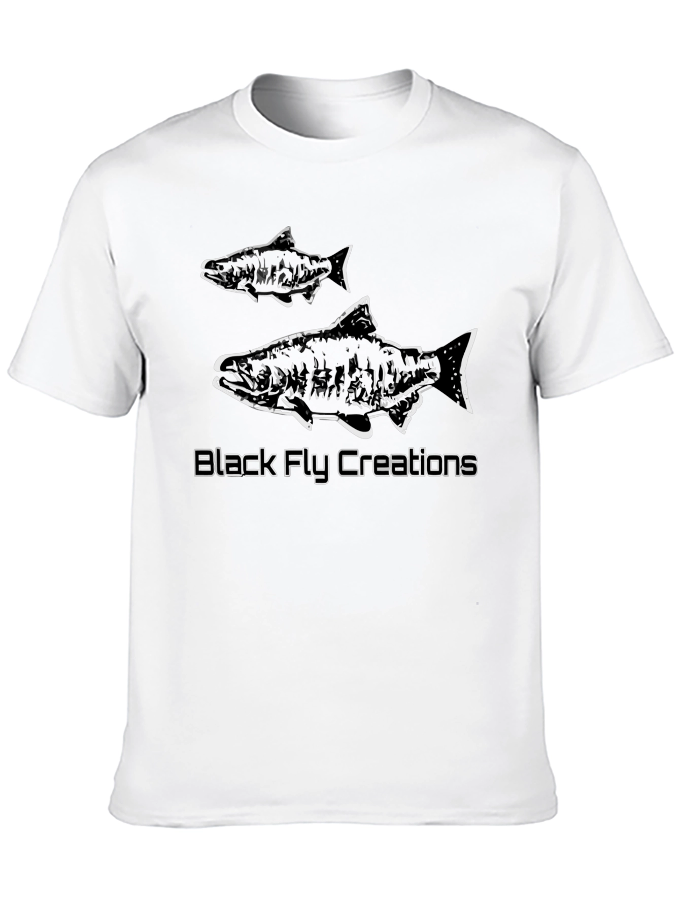 Black Fly Creations Graphic Tee - Fishing Design