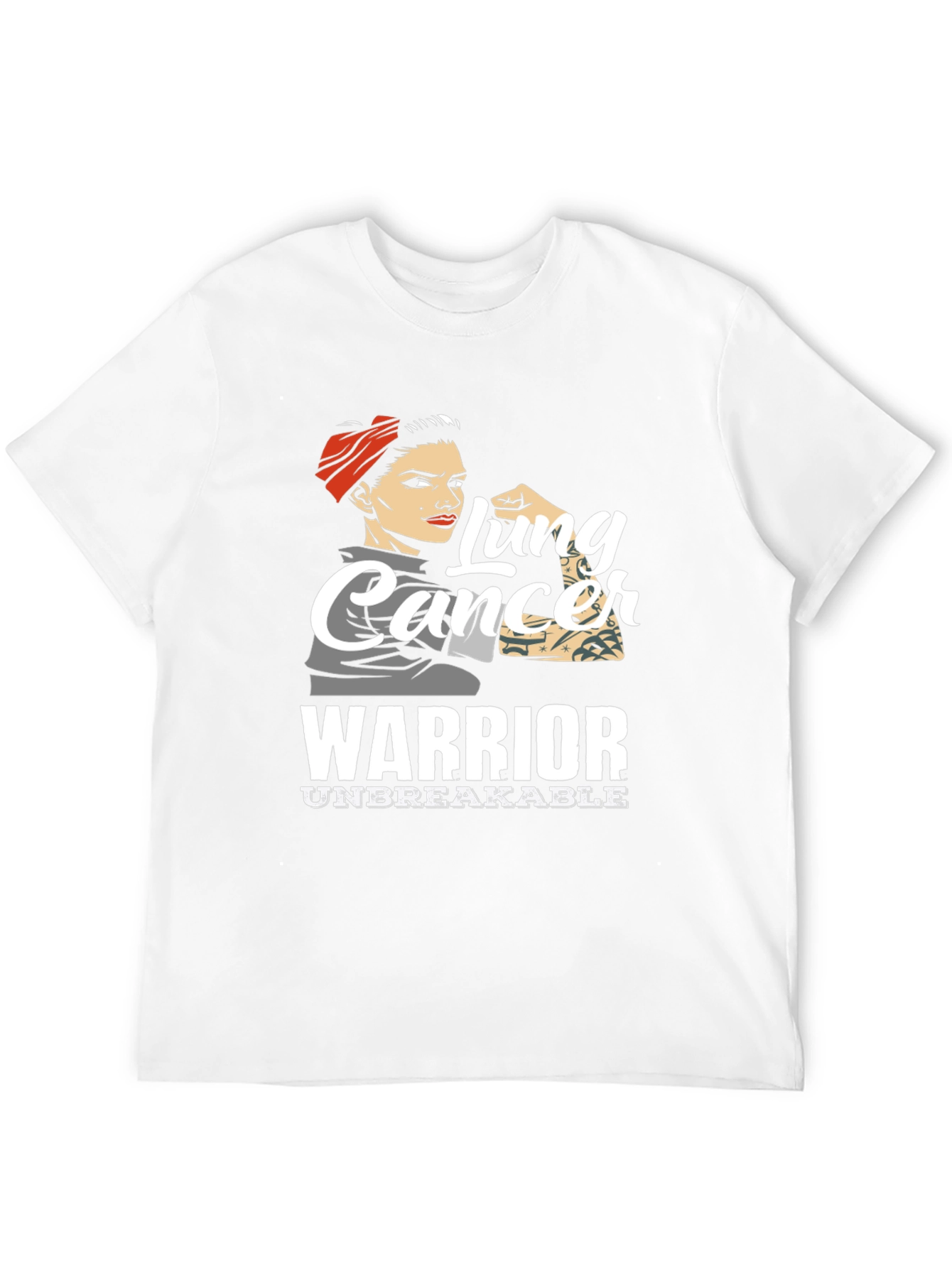 Lung Cancer Warrior T-Shirt - Unbreakable Strength
