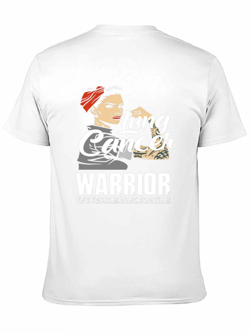 Lung Cancer Warrior T-Shirt - Unbreakable Strength