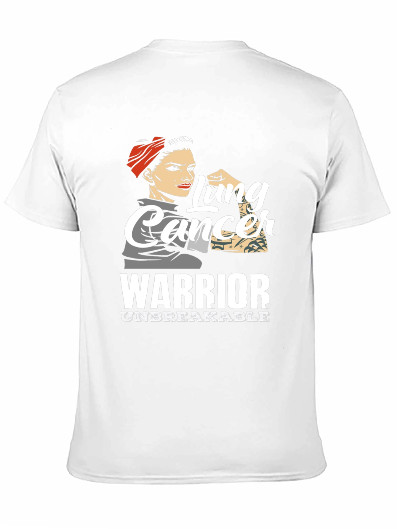 Lung Cancer Warrior T-Shirt - Unbreakable Strength