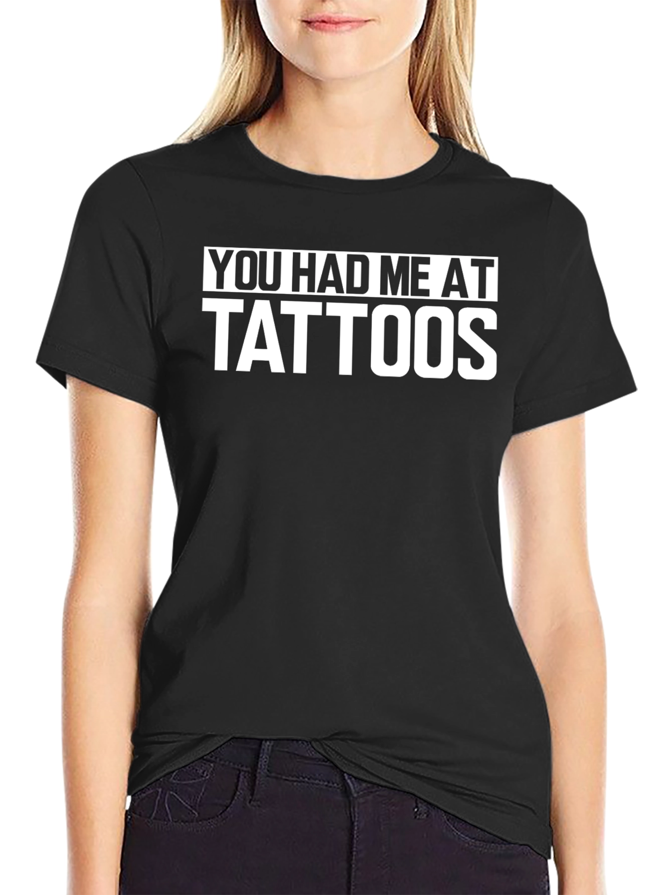 You Had Me At Tattoos Graphic Tee - Cool Tattoo Lover Shirt