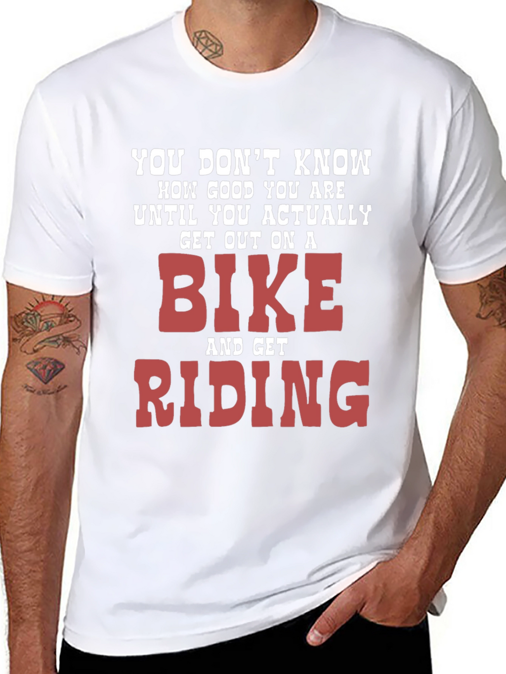 Bike Riding Motivational T-Shirt