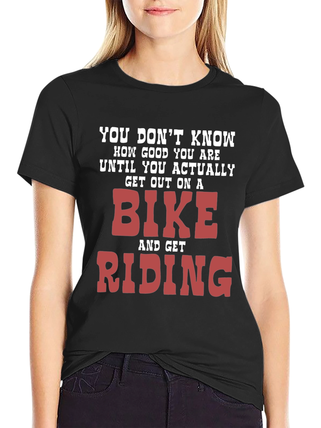 Bike Riding Motivational T-Shirt