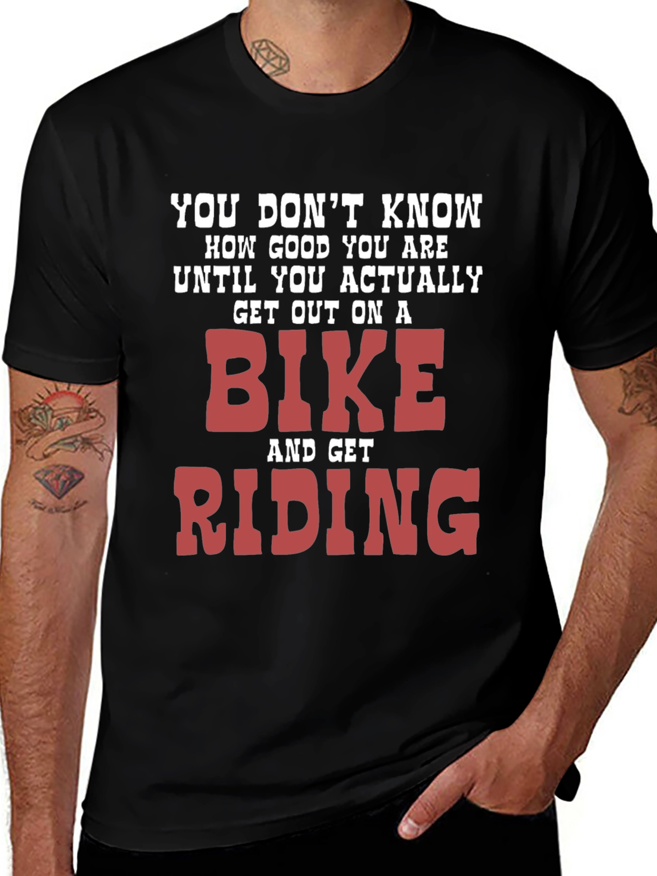 Bike Riding Motivational T-Shirt