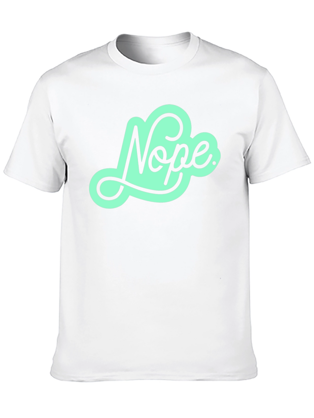 Nope Graphic Tee - Mens Black T-Shirt