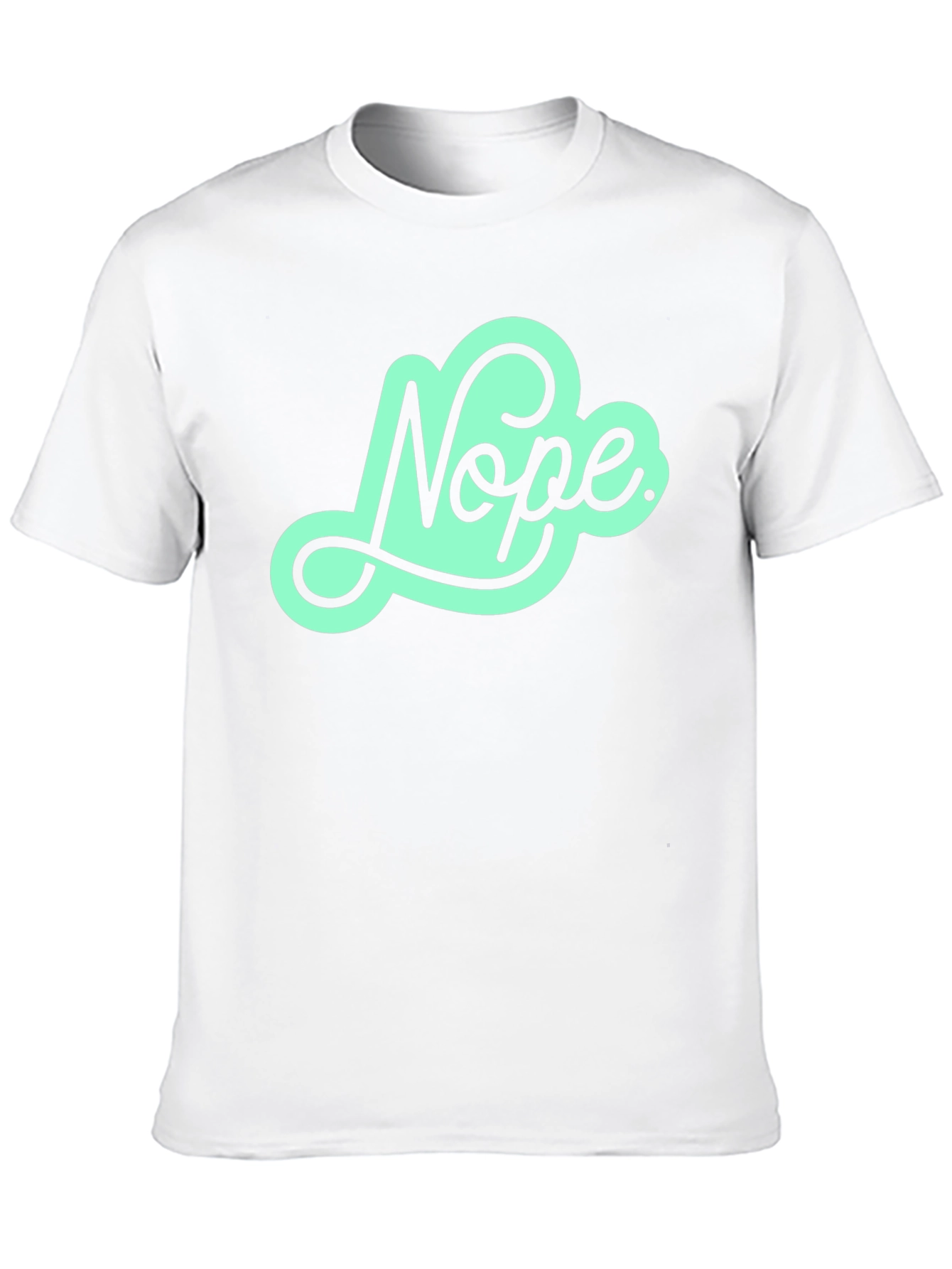 Nope Graphic Tee - Mens Black T-Shirt