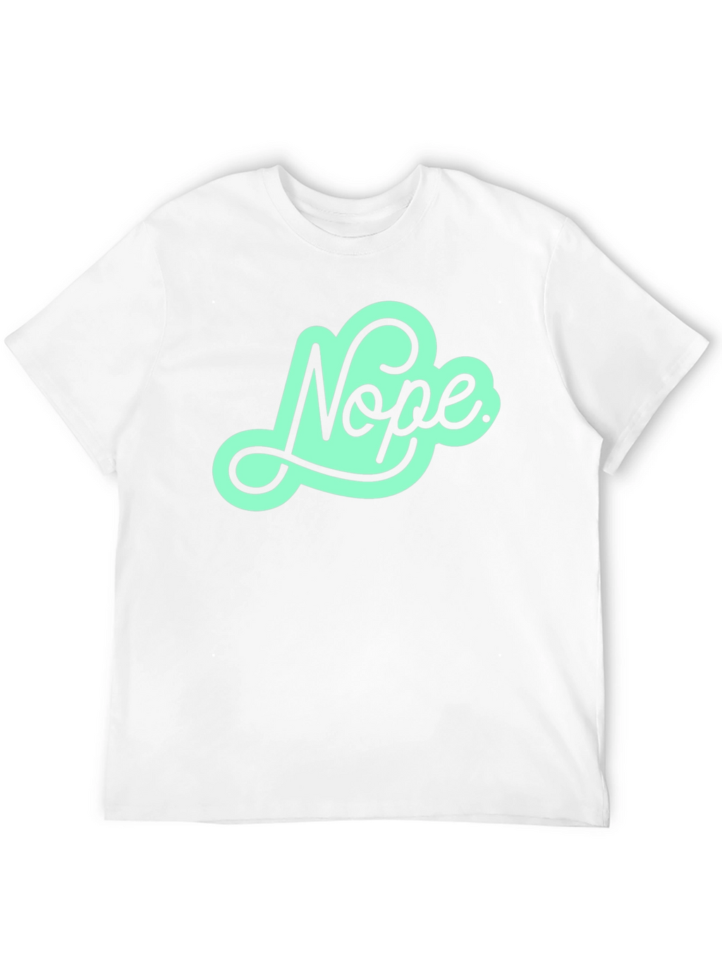 Nope Graphic Tee - Mens Black T-Shirt