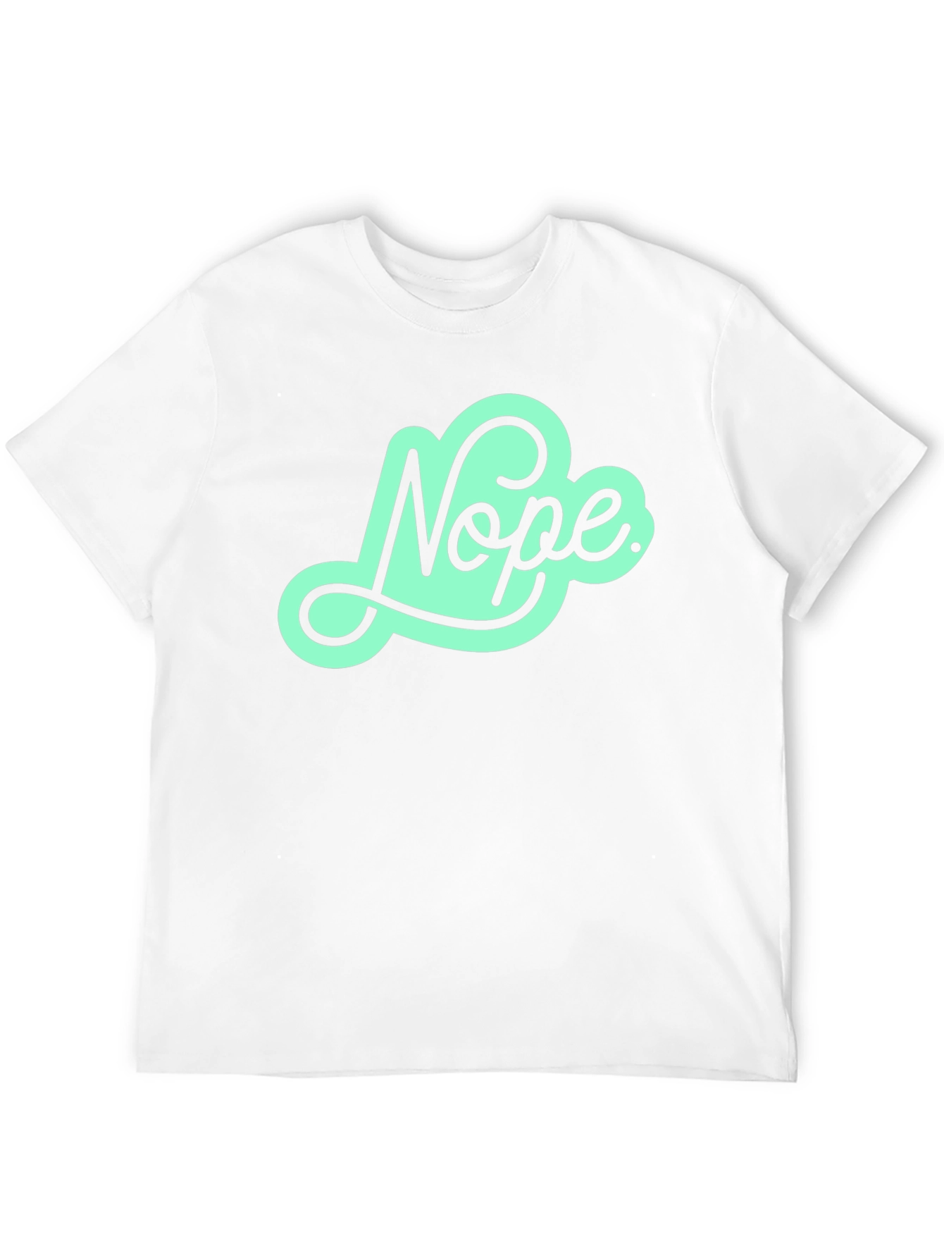 Nope Graphic Tee - Mens Black T-Shirt