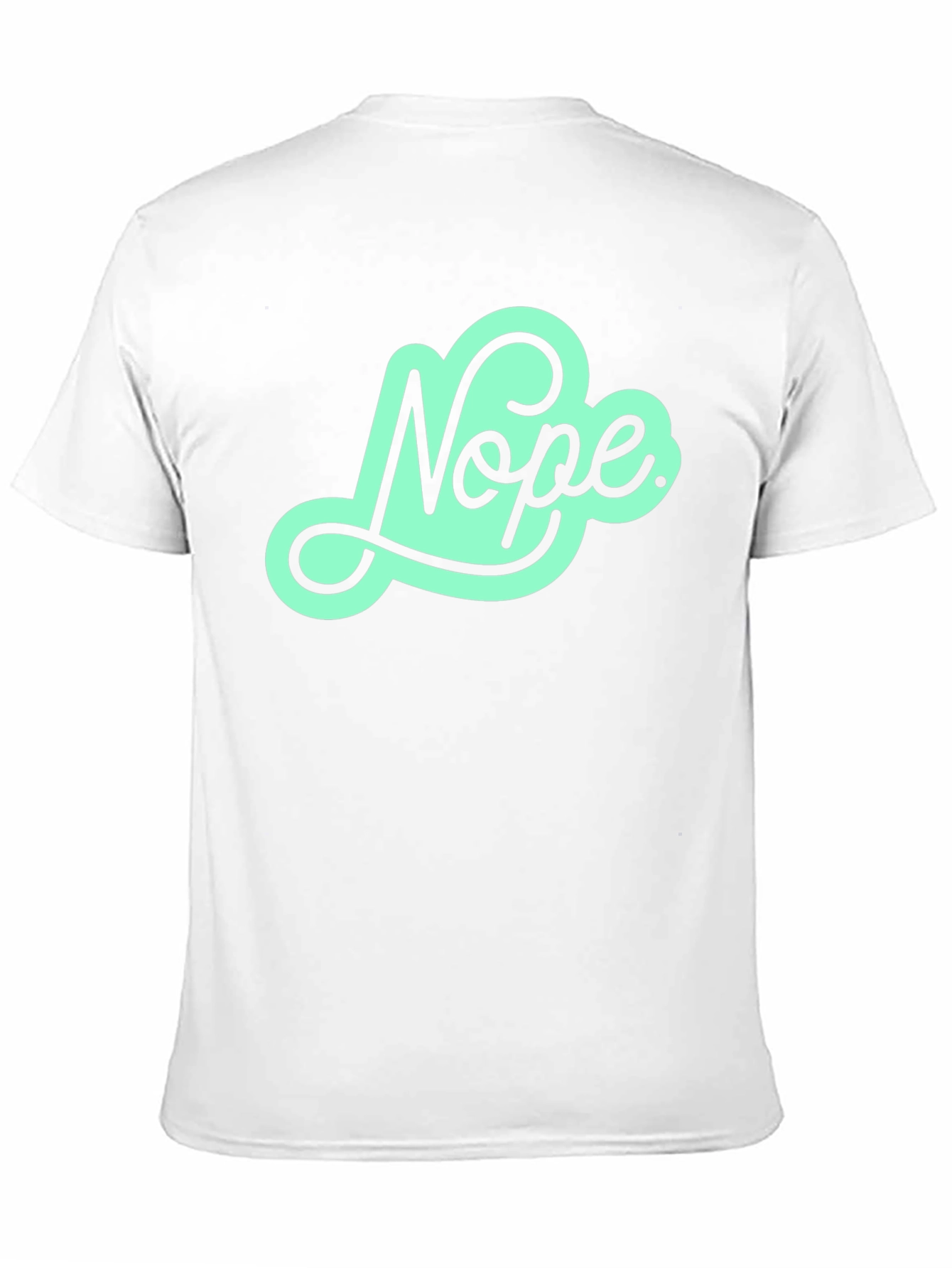 Nope Graphic Tee - Mens Black T-Shirt