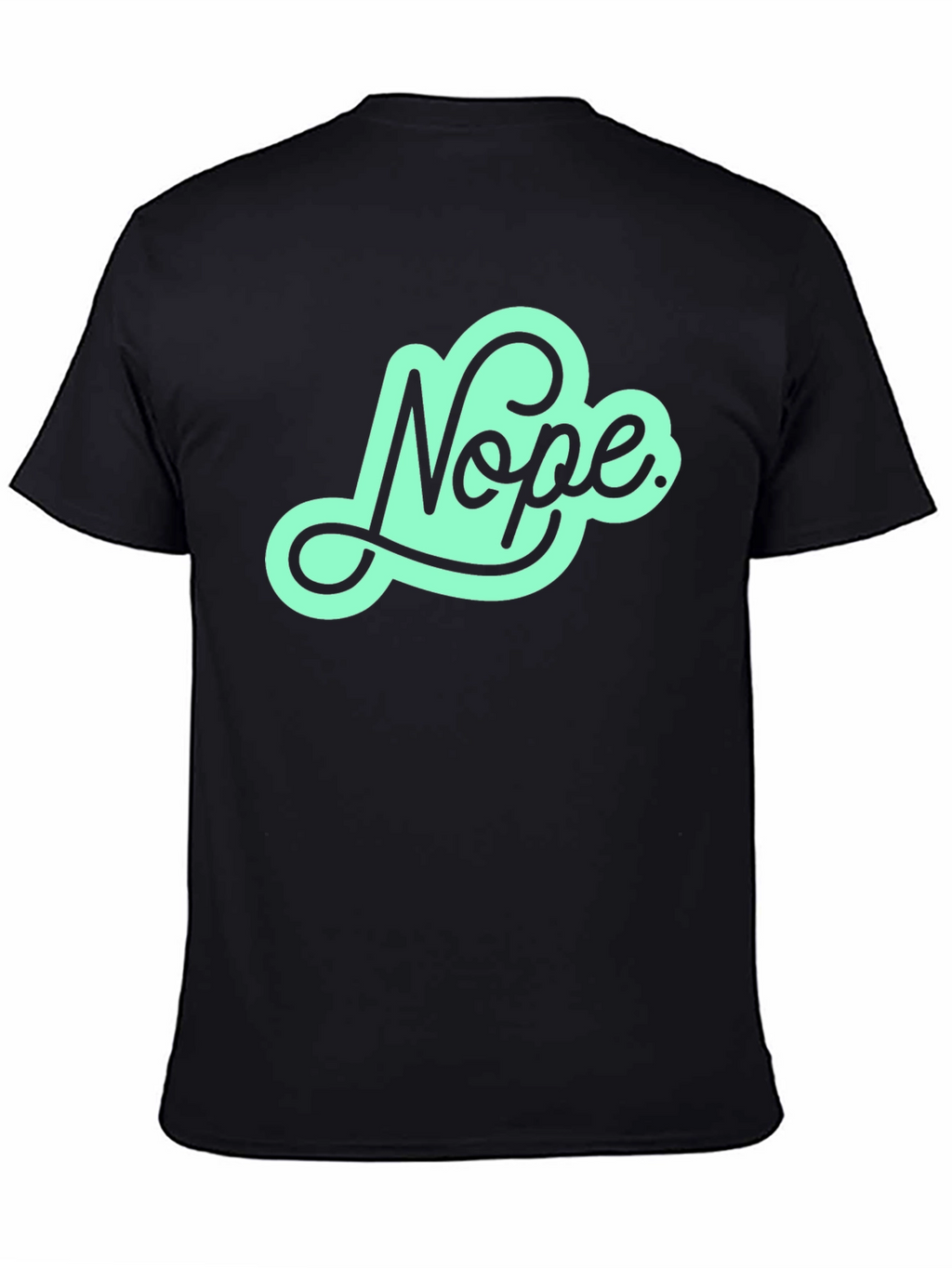 Nope Graphic Tee - Mens Black T-Shirt