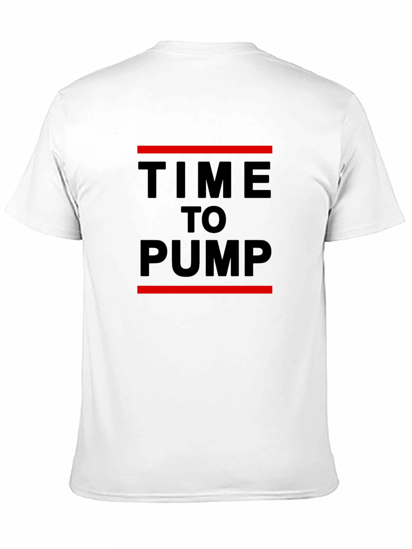 Time to Pump Black Graphic Tee