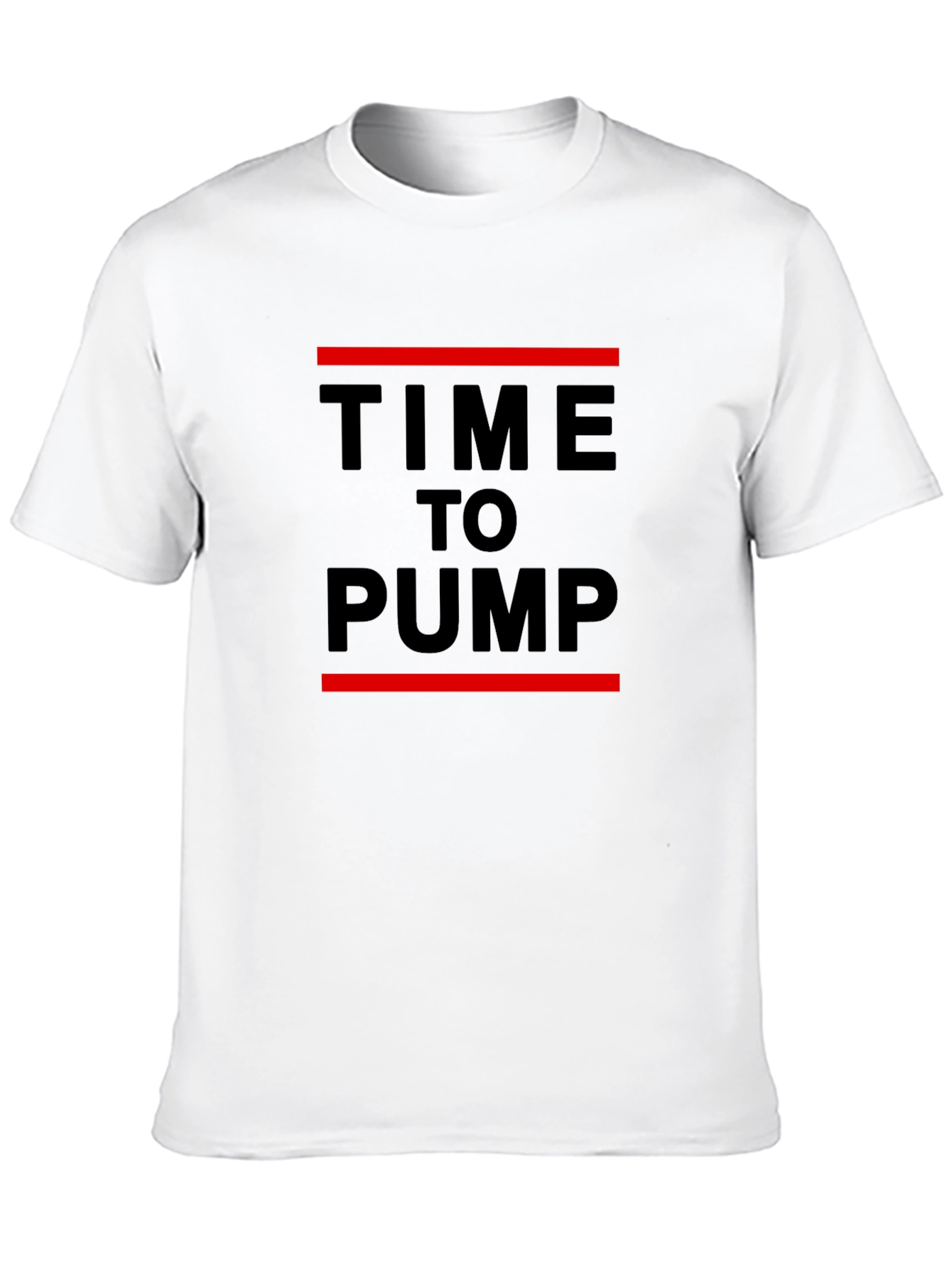 Time to Pump Black Graphic Tee