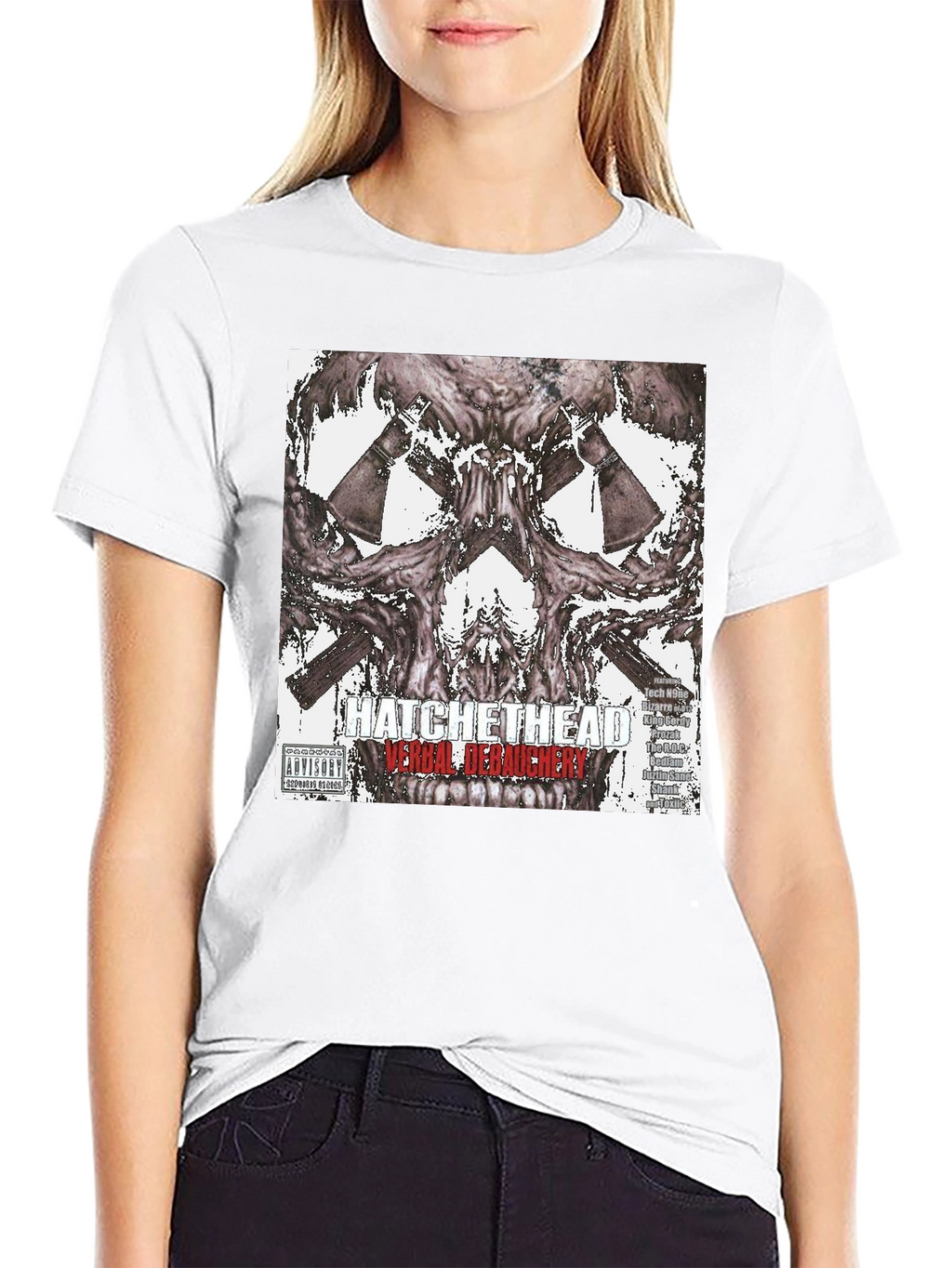 Hatchet Head Verbal Debauchery Graphic T-Shirt