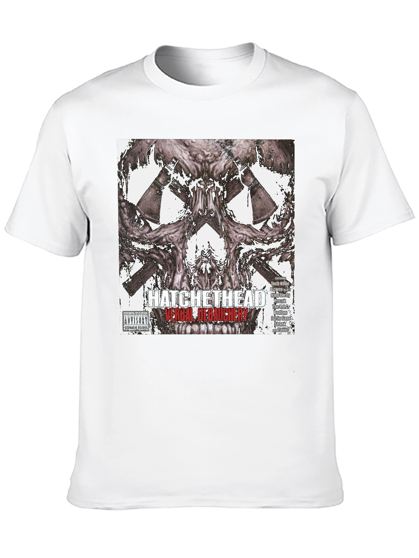 Hatchet Head Verbal Debauchery Graphic T-Shirt