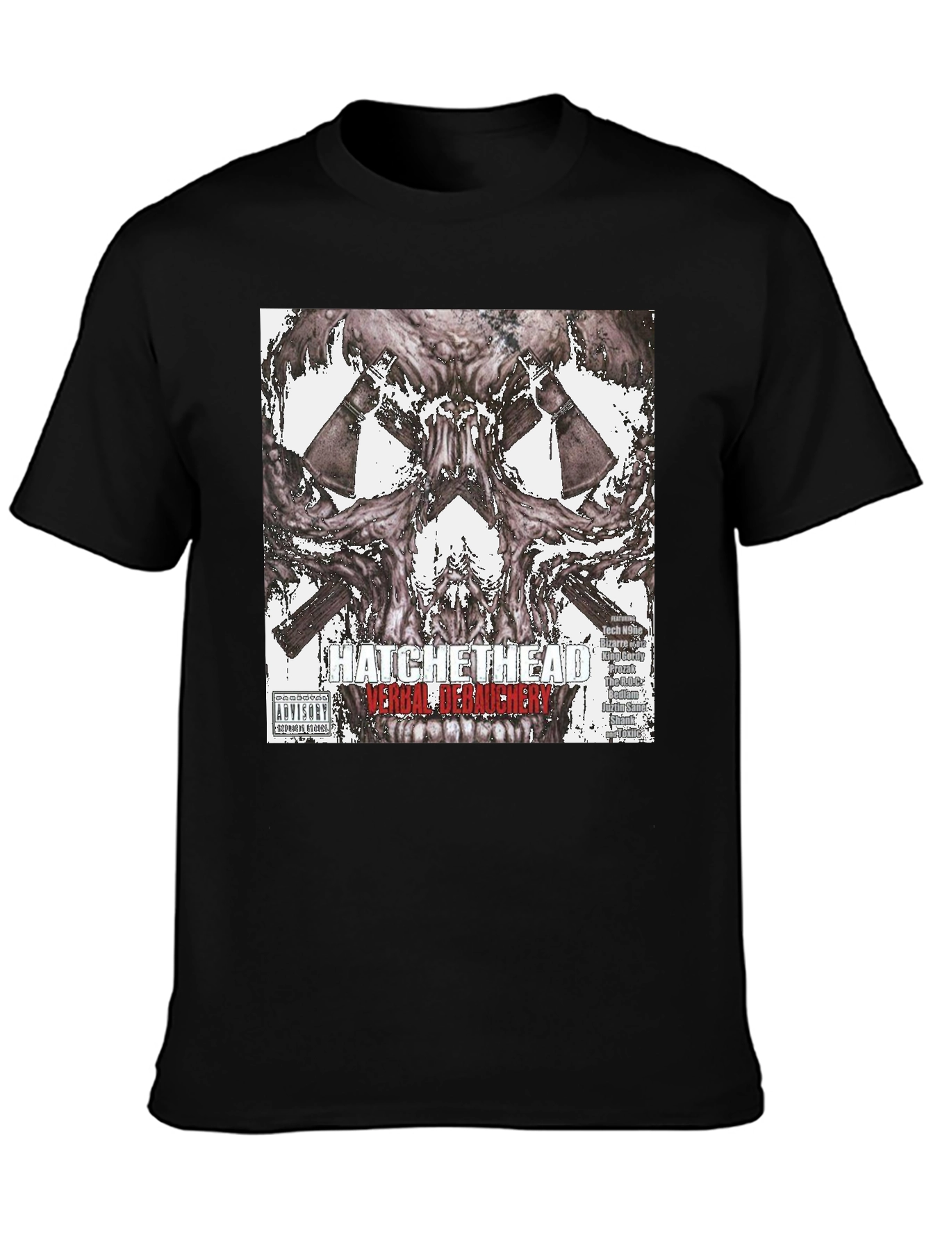 Hatchet Head Verbal Debauchery Graphic T-Shirt