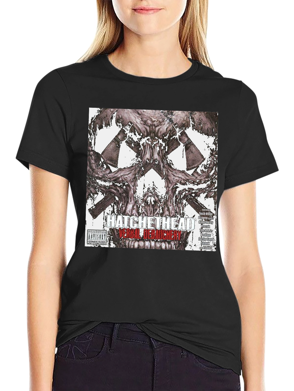 Hatchet Head Verbal Debauchery Graphic T-Shirt