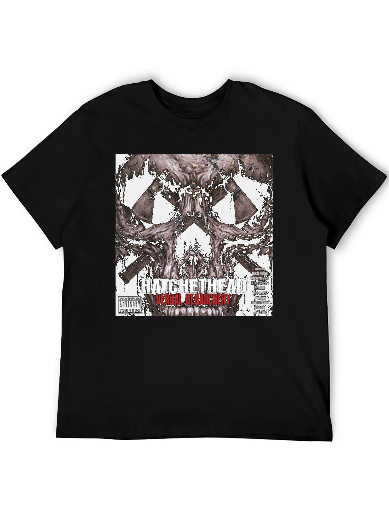 Hatchet Head Verbal Debauchery Graphic T-Shirt