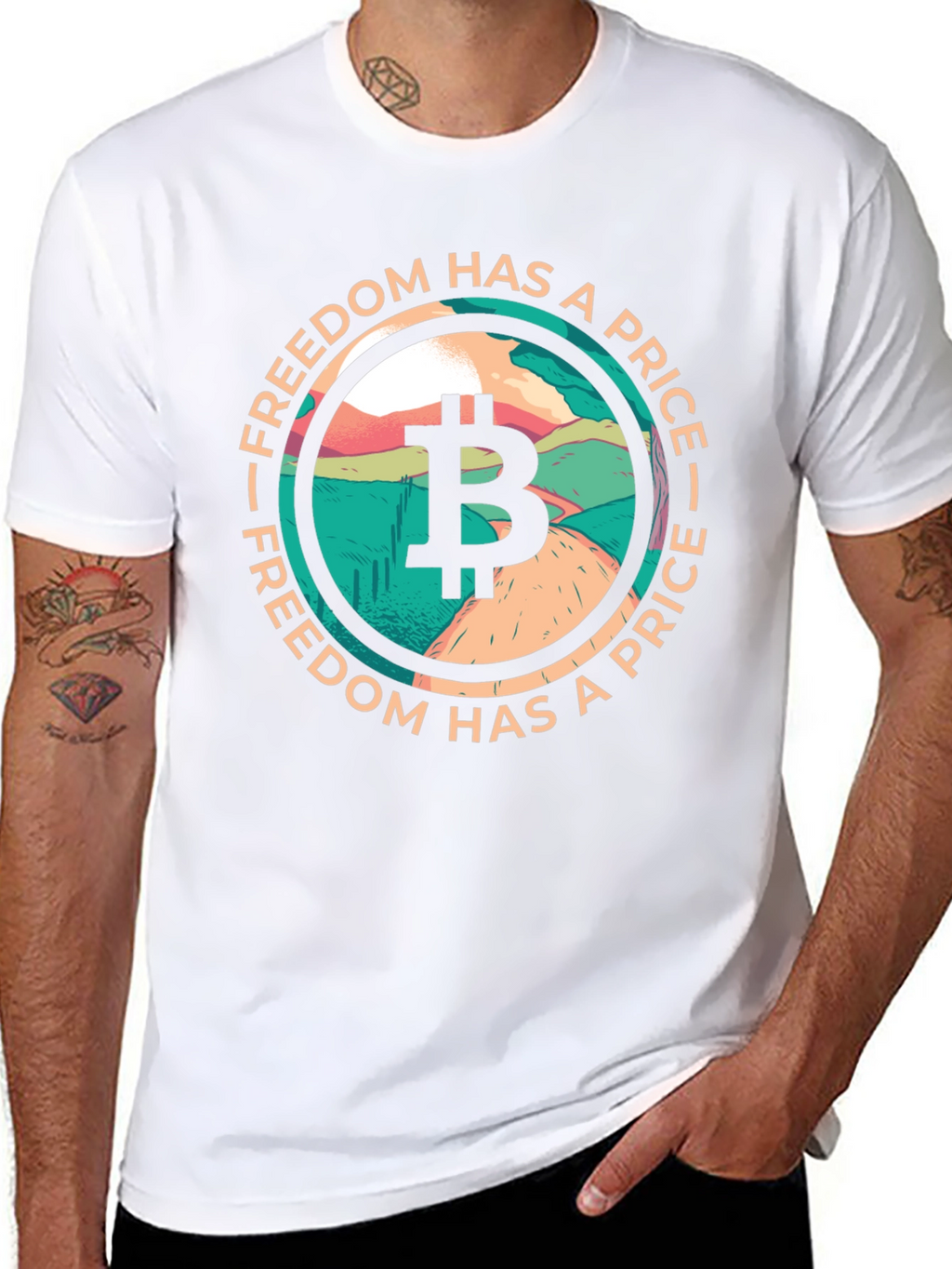 Bitcoin Freedom T-Shirt: Crypto Apparel