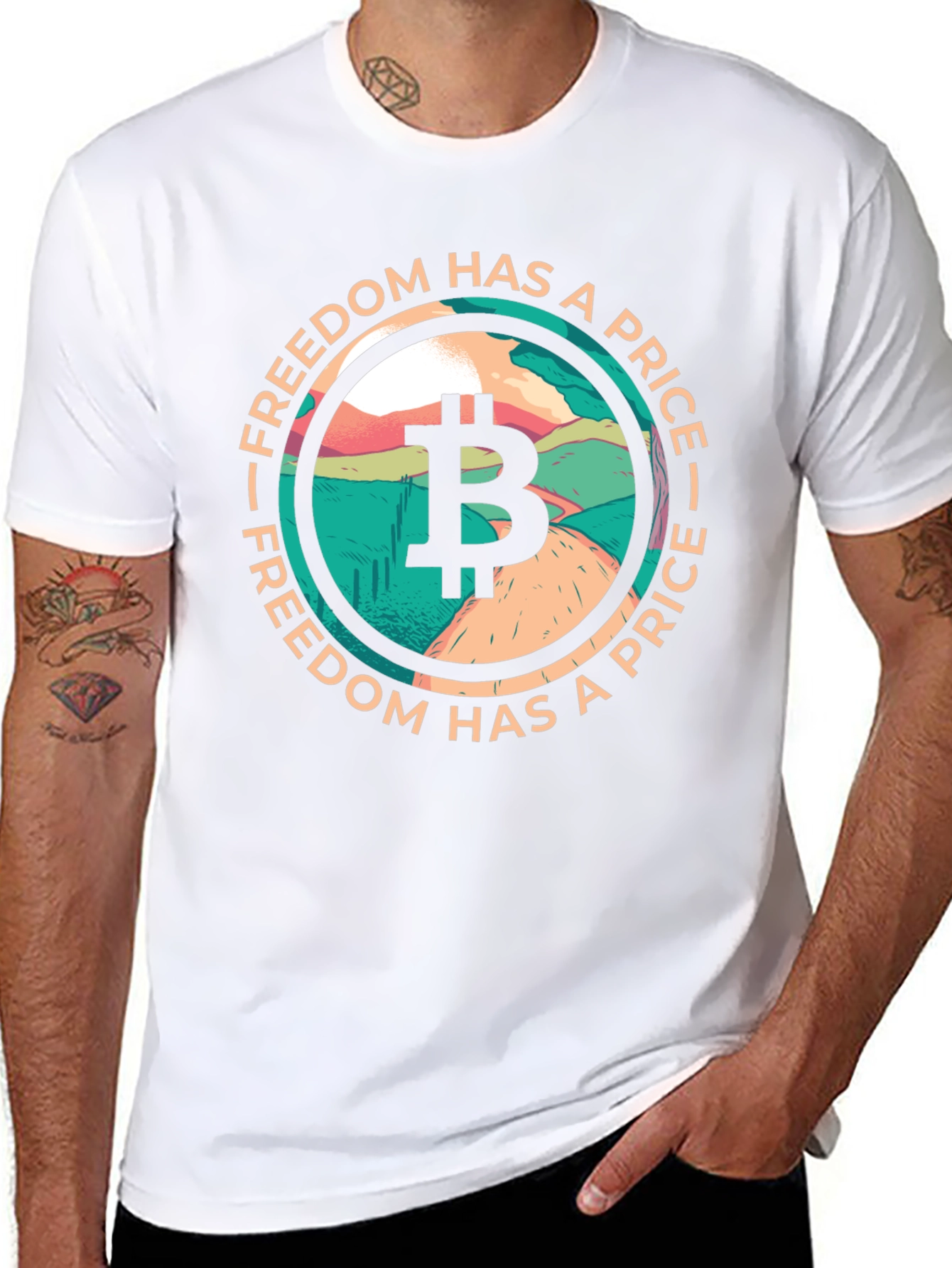 Bitcoin Freedom T-Shirt: Crypto Apparel