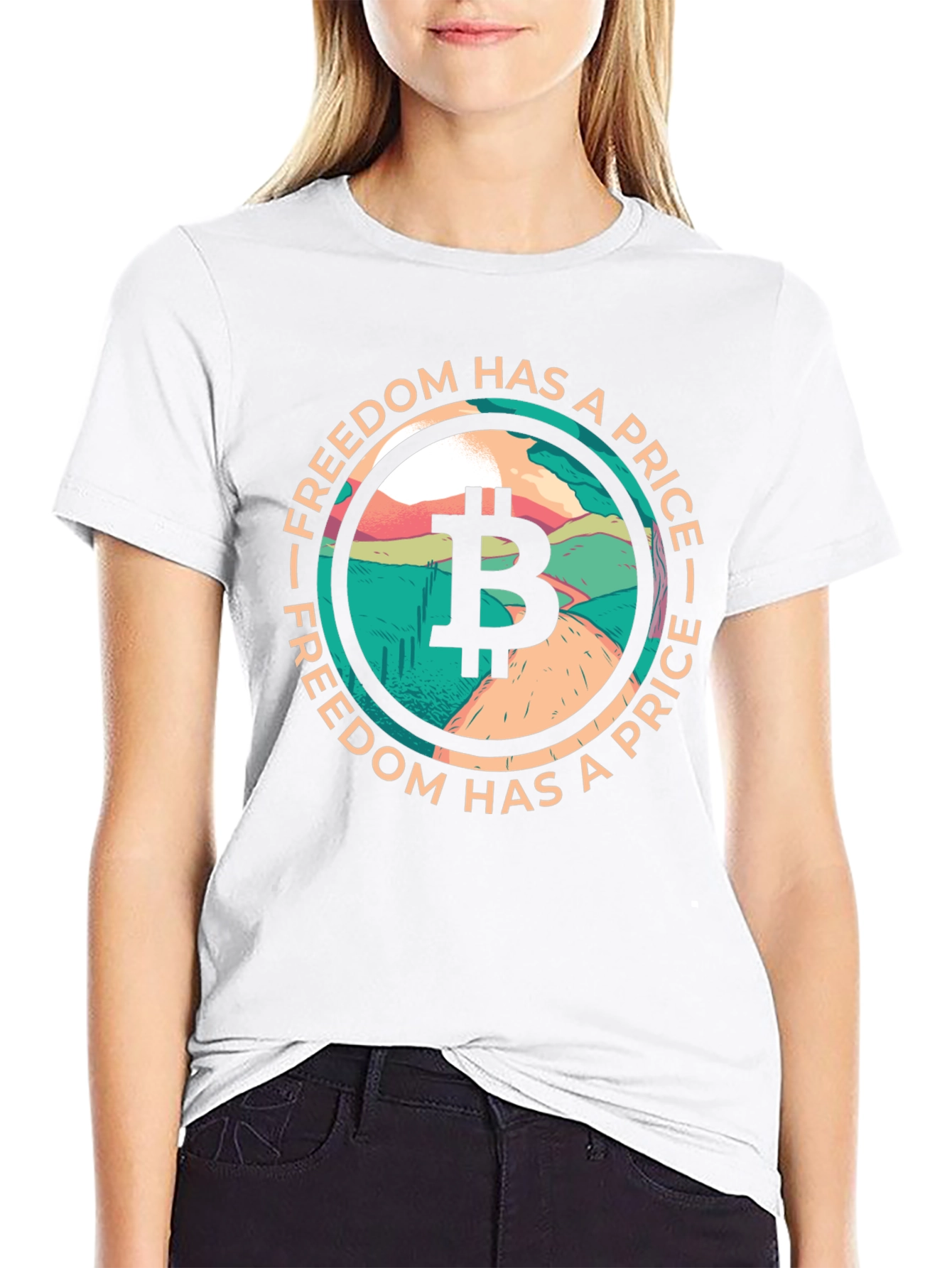 Bitcoin Freedom T-Shirt: Crypto Apparel