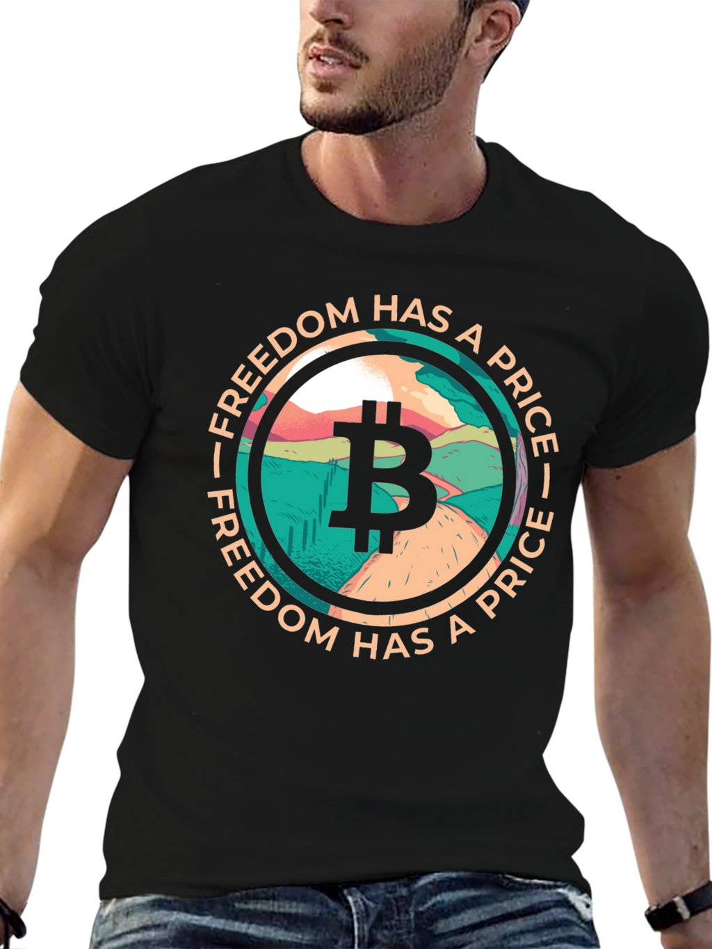Bitcoin Freedom T-Shirt: Crypto Apparel