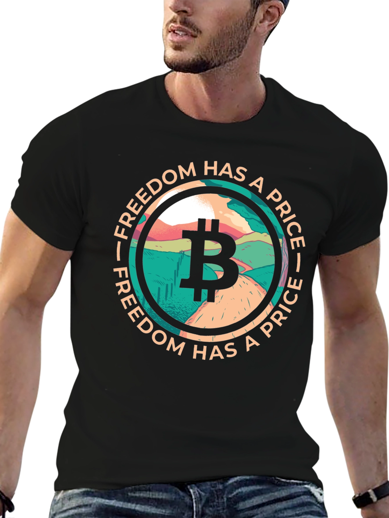Bitcoin Freedom T-Shirt: Crypto Apparel