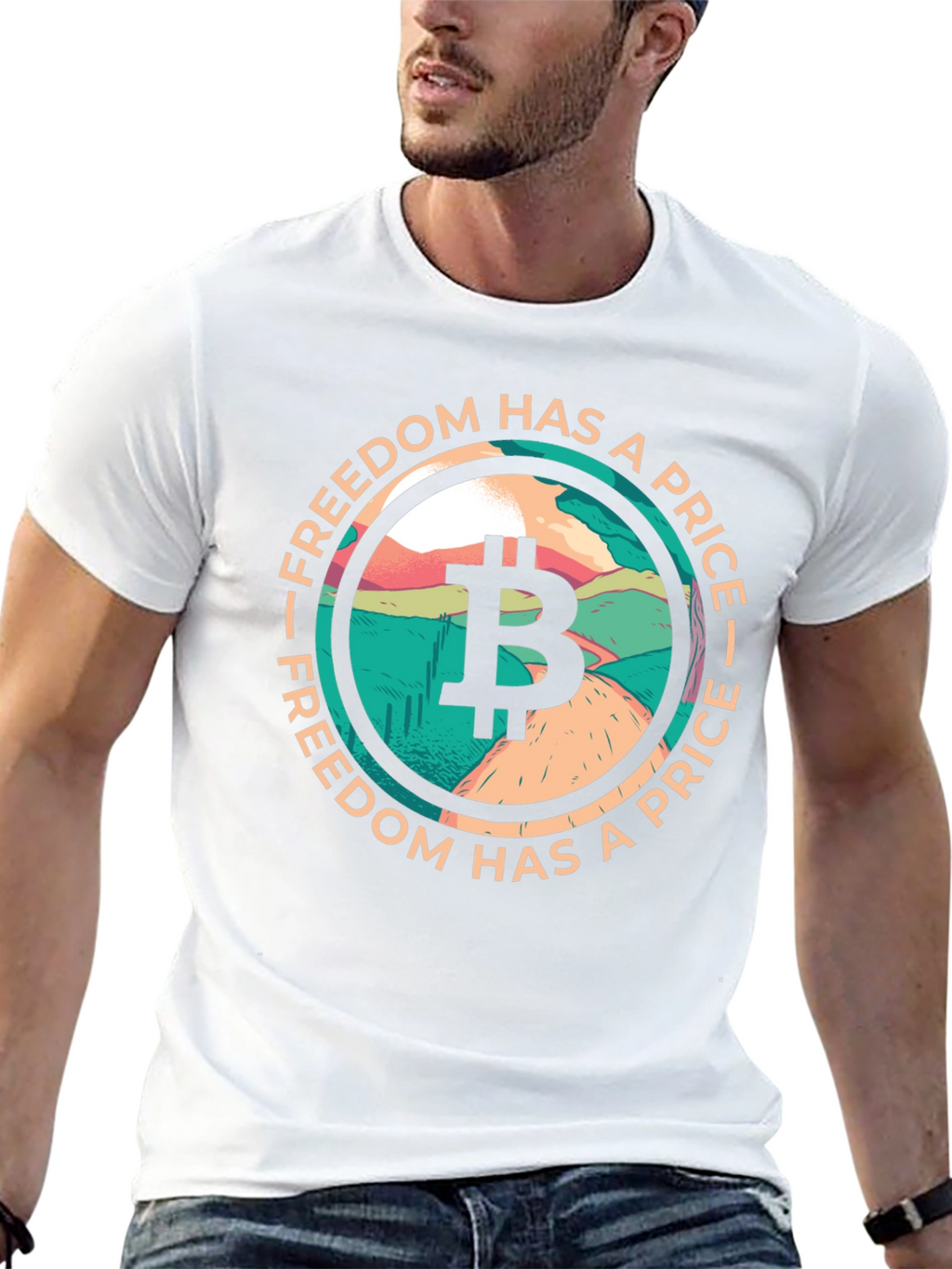 Bitcoin Freedom T-Shirt: Crypto Apparel