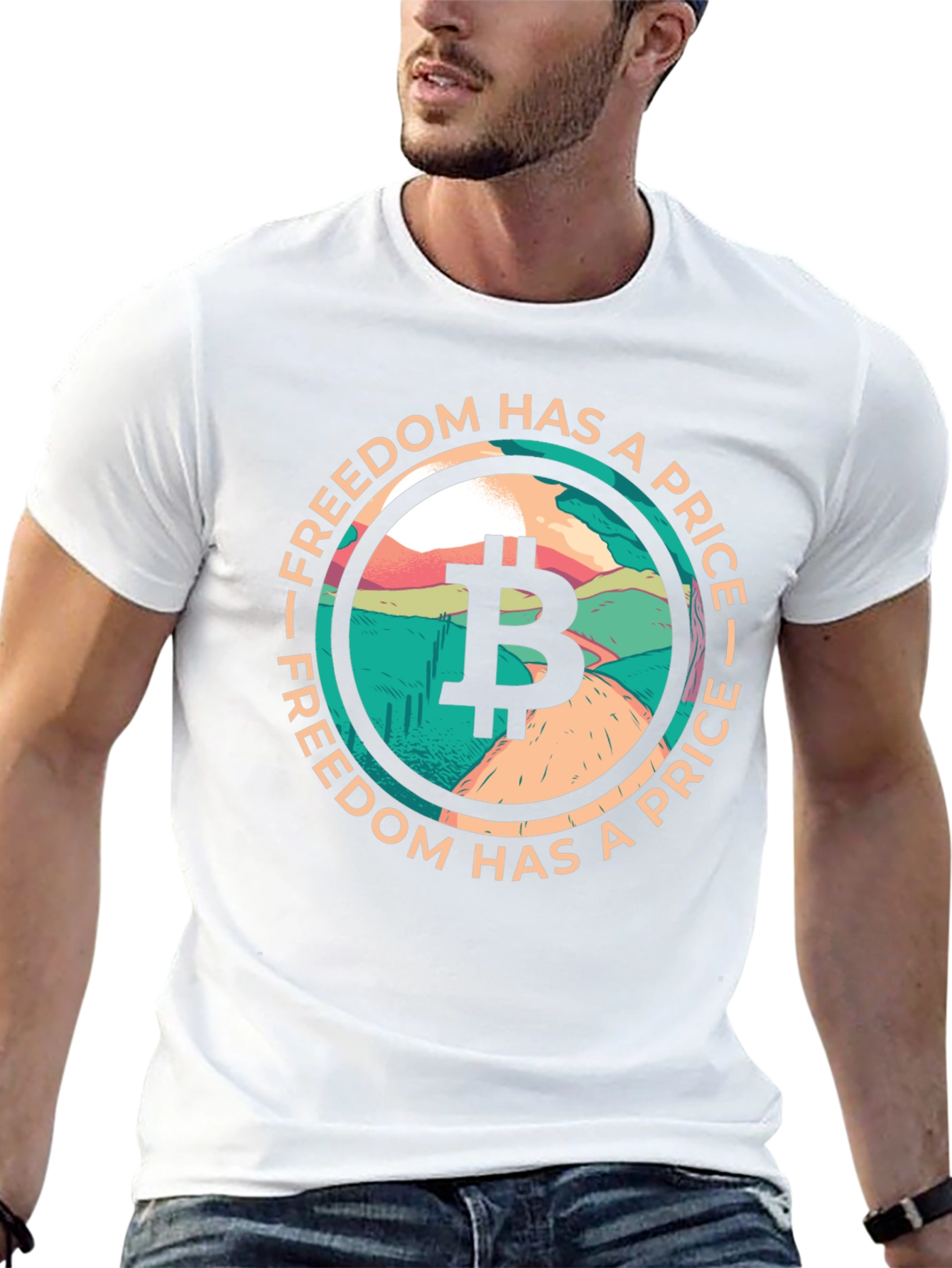 Bitcoin Freedom T-Shirt: Crypto Apparel