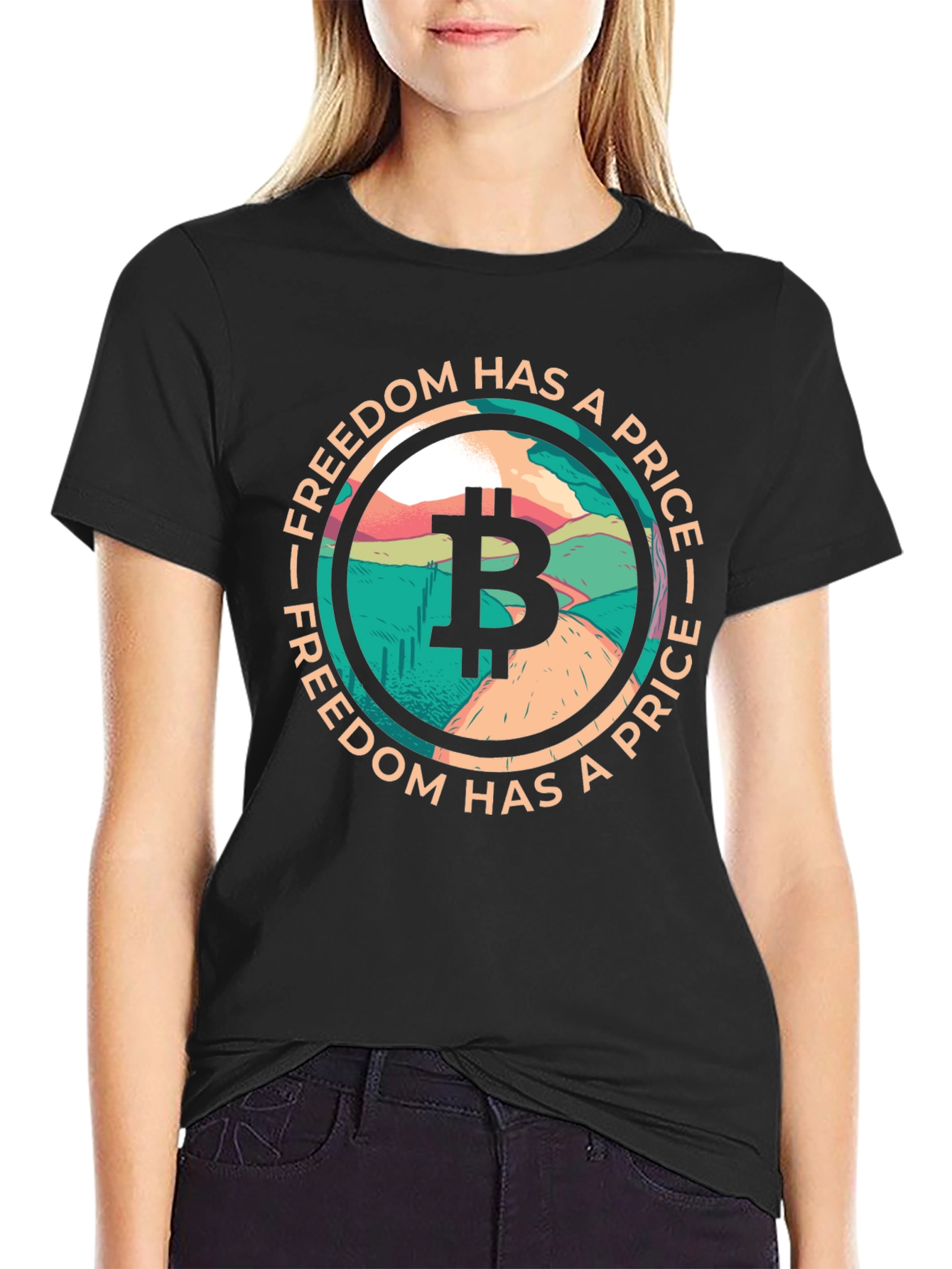 Bitcoin Freedom T-Shirt: Crypto Apparel