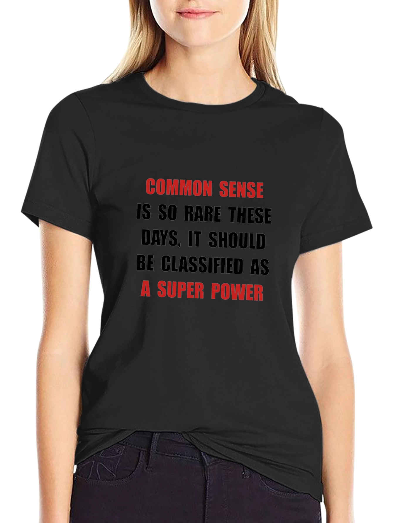 Common Sense Super Power Graphic T-Shirt
