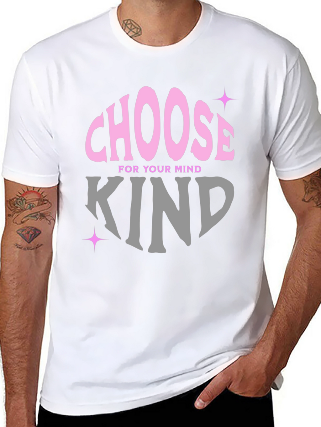 Choose Kind Graphic T-Shirt - Positive Mindset Tee
