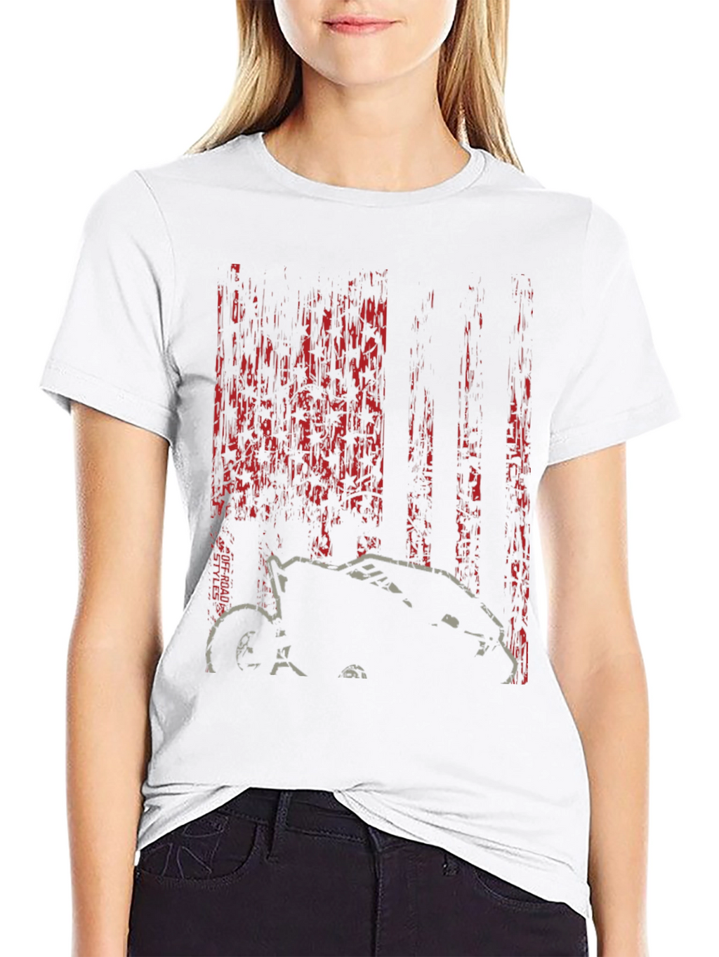 Off-Road Styles Black Graphic T-Shirt
