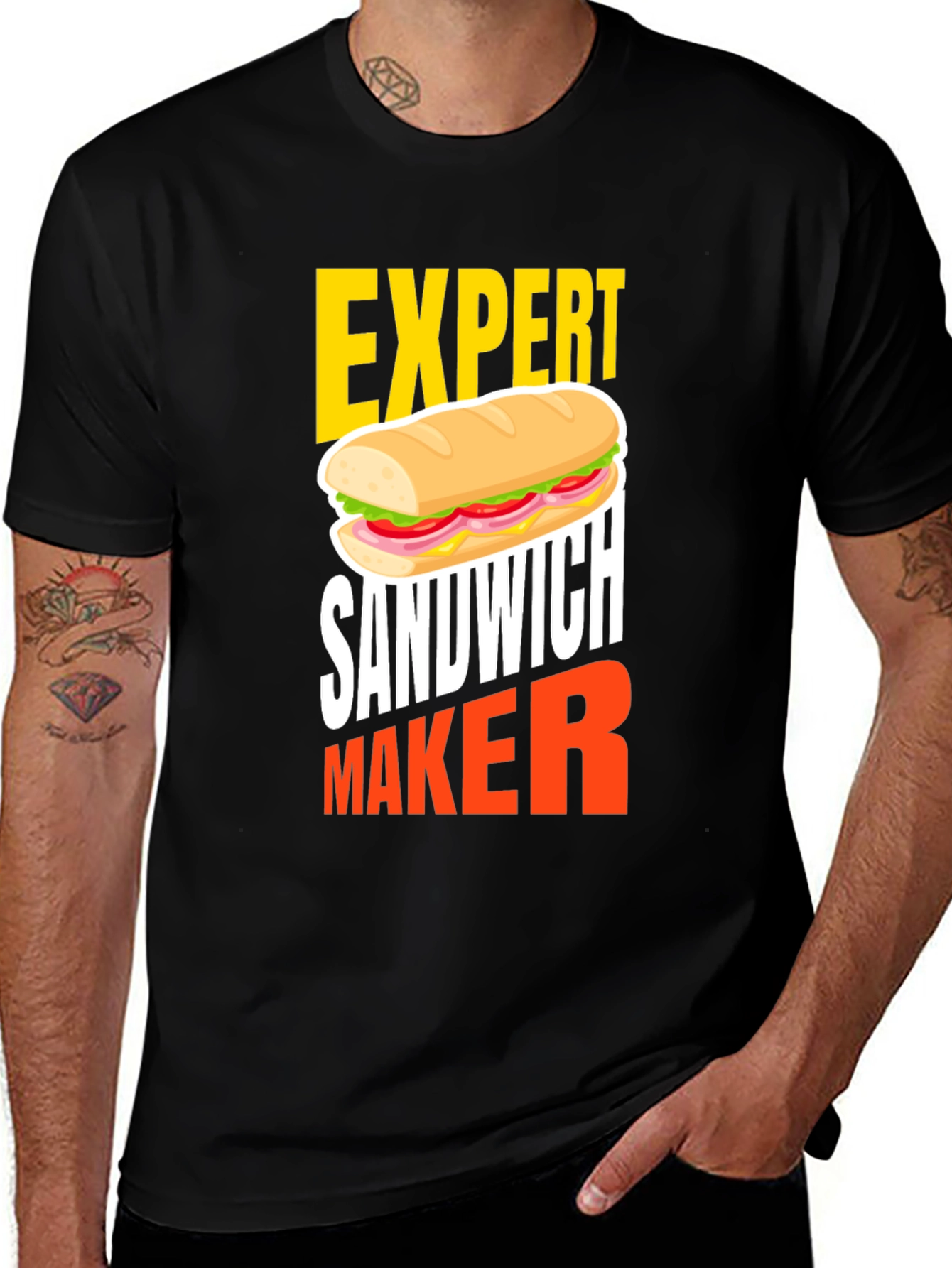 Expert Sandwich Maker Graphic T-Shirt