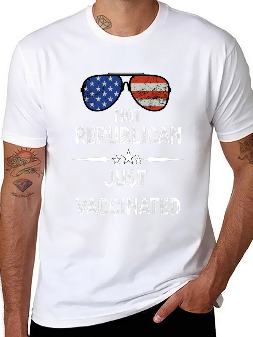 Not Republican Just Vaccinated T-Shirt