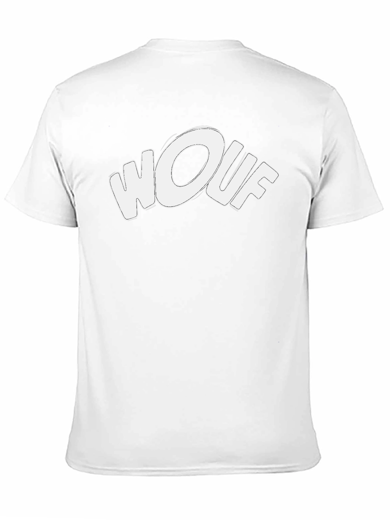 Wouf Graphic Tee - Stylish Black Cotton T-Shirt