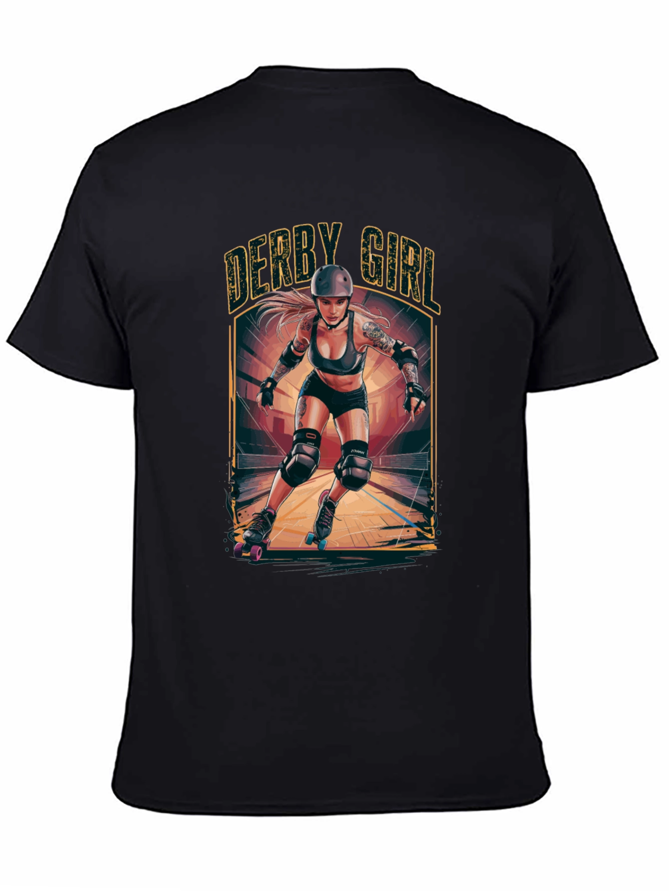 Derby Girl T-Shirt - Roller Derby Graphic Tee