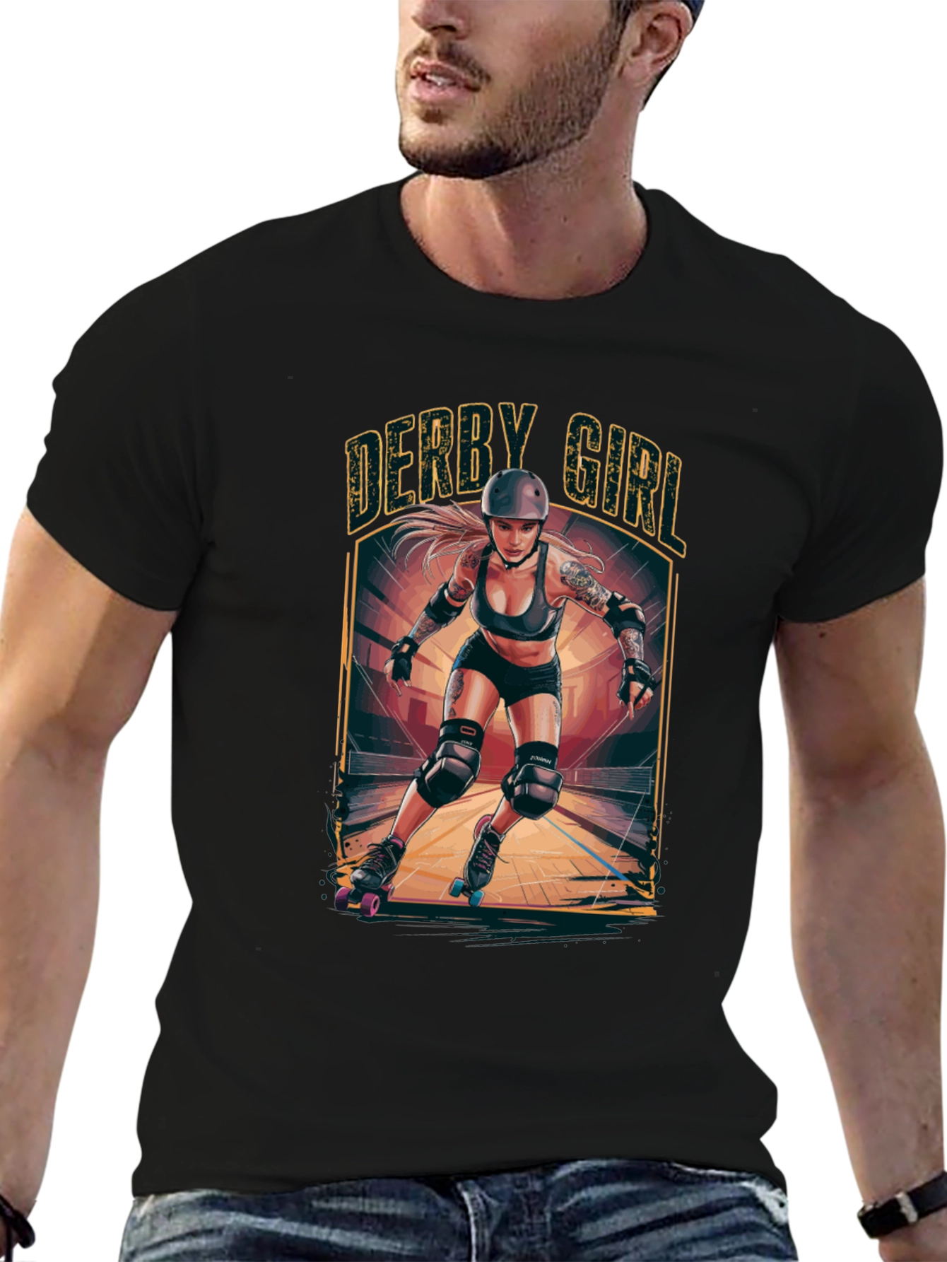 Derby Girl T-Shirt - Roller Derby Graphic Tee