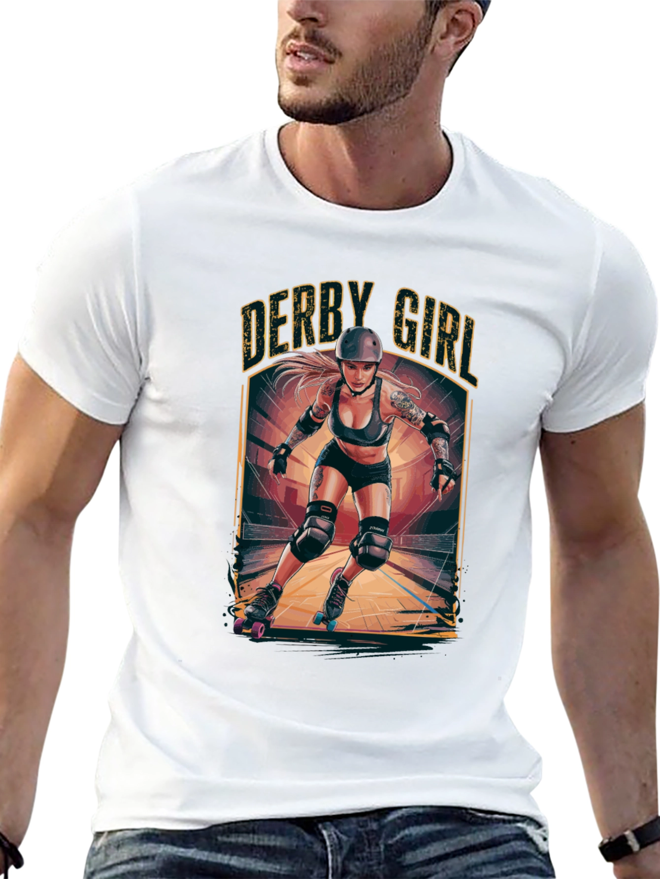 Derby Girl T-Shirt - Roller Derby Graphic Tee