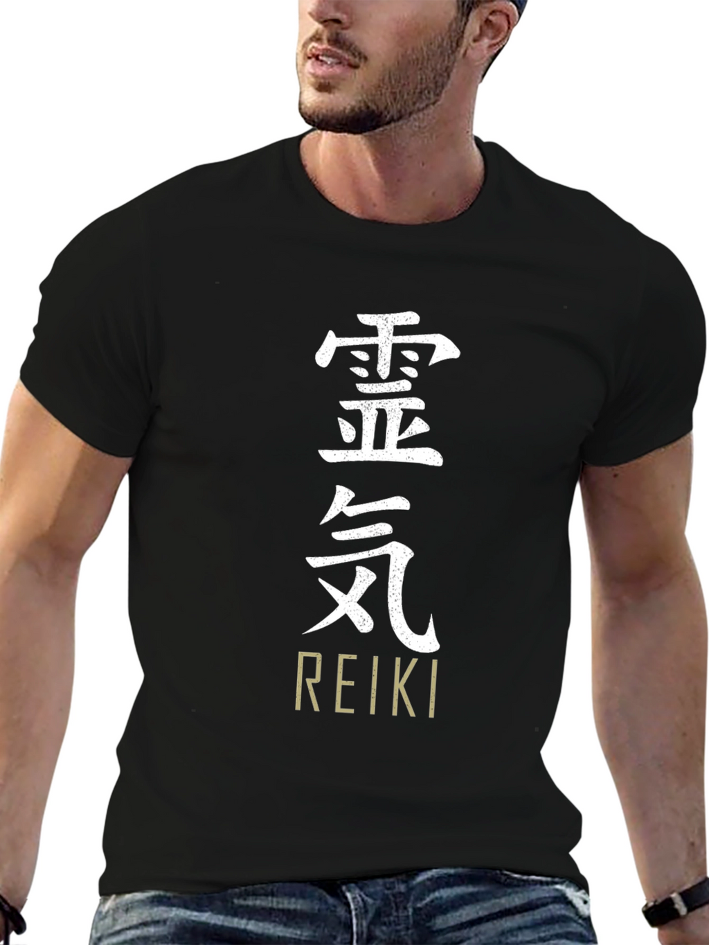 Reiki Symbol T-Shirt - Black Spiritual Tee