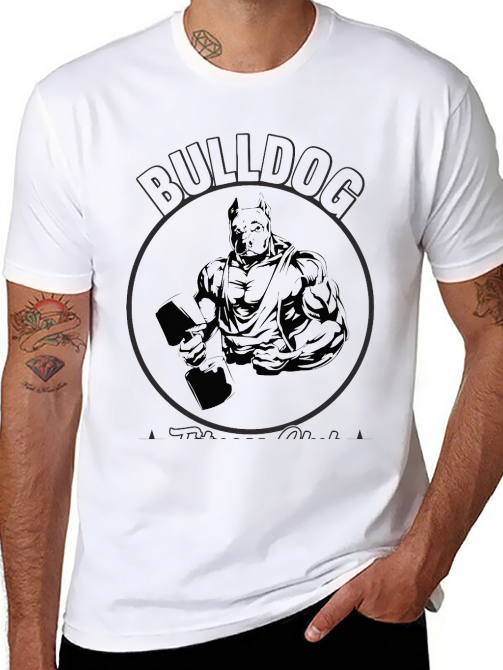 Bulldog Fitness Black T-Shirt