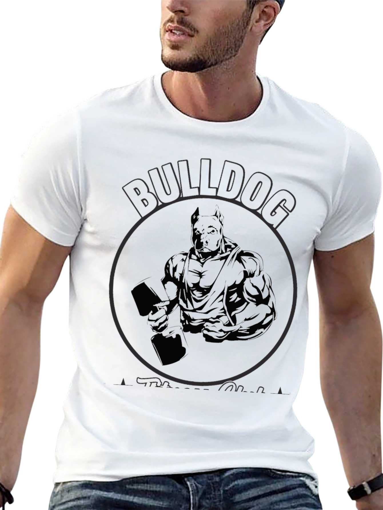 Bulldog Fitness Black T-Shirt