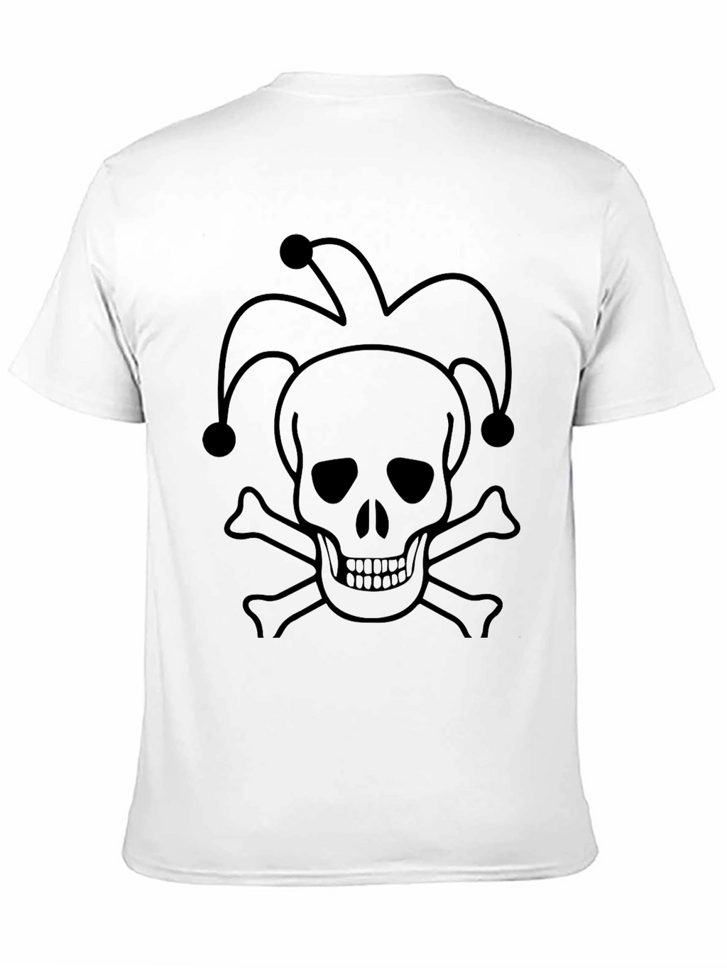 Skull Jester T-Shirt - Black Graphic Tee