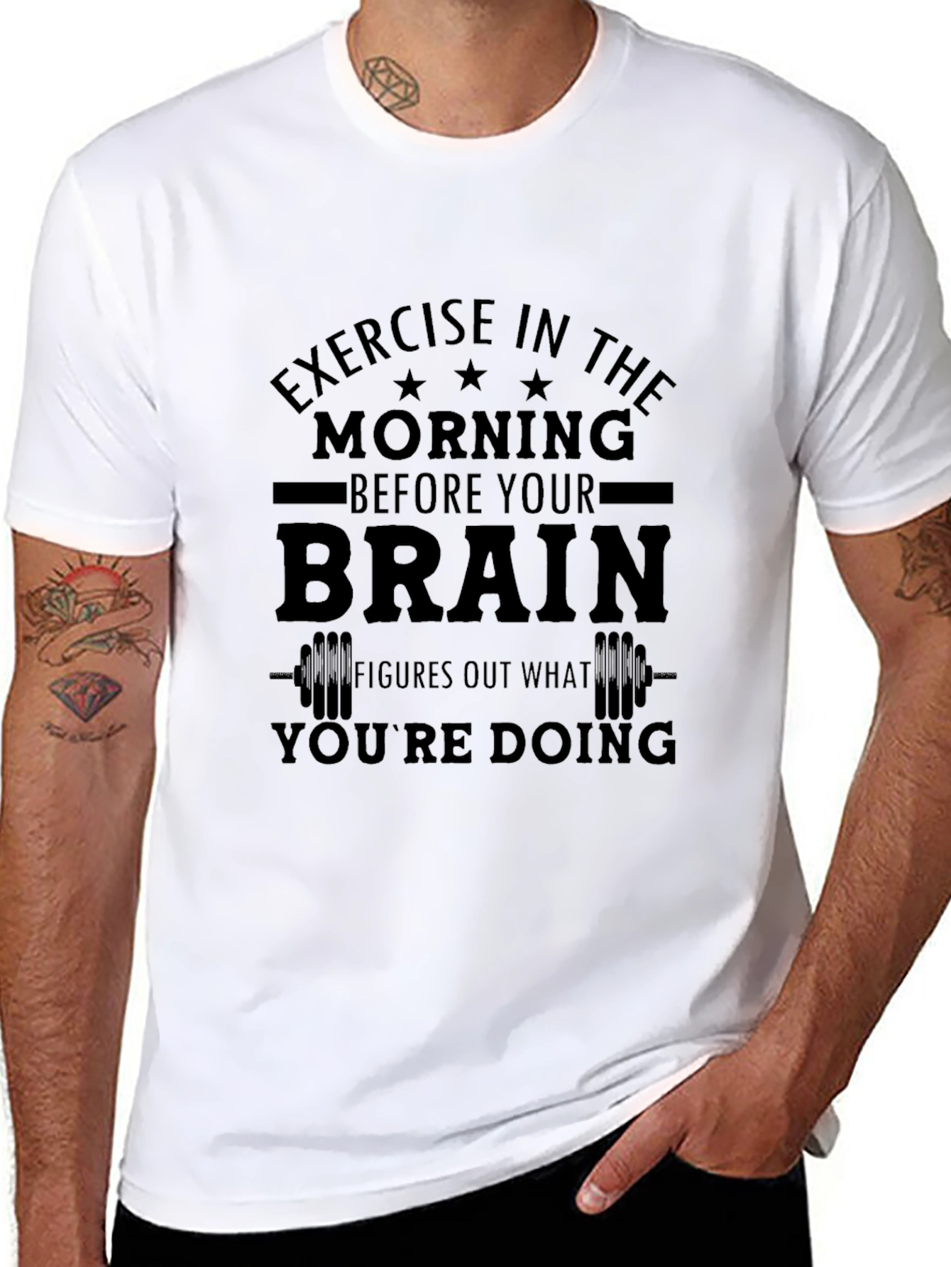 Morning Exercise Brain T-Shirt