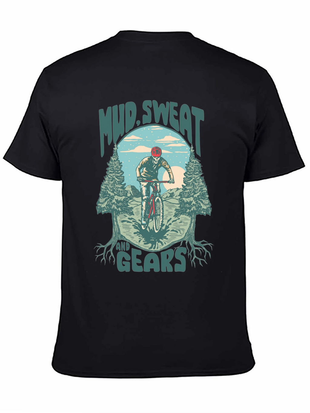 Mud Sweat and Gears Mountain Bike Graphic T-Shirt
